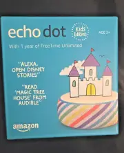 Sealed New Amazon Echo Dot Kids Edition Smart Speaker with Alexa - Rainbow