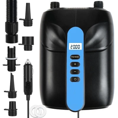 Paddle Board Pump,20PSI High Pressure SUP Electric Air Pump,Dual Stage Inflat...