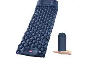 Ultralight Inflatable Camping Sleeping Pad with Pillow for Travelling and Hiking