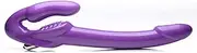 Strap U 7X Revolver Thick Vibrating Strapless Strap-On, Purple, 2-Inch