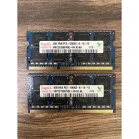 在飛比找蝦皮購物優惠-筆電記憶體Hynix DDR3 4G 2Rx8 PC3-10