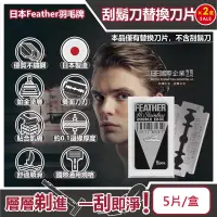 在飛比找博客來優惠-(2盒10入超值組)日本Feather羽毛牌-男士美容雙面鉑