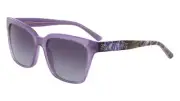 NEW Bebe BB 7204 500 Plum Sunglasses with Floral Temples & Bebe Case