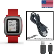 Pebble Time Smartwatch USB Cable Transfer Cord Replacement