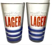 Ballast Point Brewing Lager | 16 oz Beer Pint Glasses | Set of Two (2) | New F/S