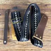 Musily Guitar Strap Golden Wheat Heads X004GSO0ZT Picks Locks & Headstock Tie