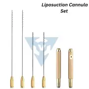 Cannula Set of 6 Pieces Luer Lock Liposuction Fat Transplantation A Quality Kit