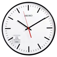 在飛比找Yahoo奇摩購物中心優惠-SEIKO精工 極簡立體 滑動式秒針 靜音 時鐘 掛鐘(QX
