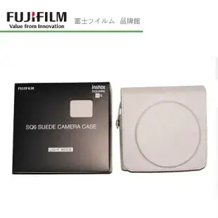 FUJIFILM 富士 原廠 SQUARE SQ6 拍立得 相機 專用 麂皮相機包 淺卡其色