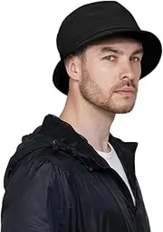 [DOCILA] Waterproof Bucket Hats for Men Plain Color Outdoor Fisherman Sun Caps