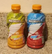 NEW GATORADE MASHUPS LEMON LIME ORANGE & COOL BLUE FRUIT PUNCH THIRST QUENCHER