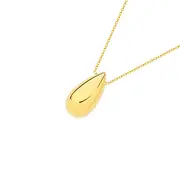 9ct Gold 45cm Teardrop Trace Necklet