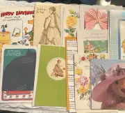 Birthday Cards Lot of 12 With Envelopes Assortment Flowers Cat Mom and More New