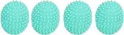 KUIKUI Dryer Balls Set of 4 Laundry Balls for Washing Machine Dryer Balls Laundry Reusable PVC Laundry Washing Balls Laundry Depilation Hedgehog Washing Balls for Laundry, Mint Green