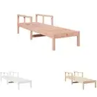Sun Lounger Outdoor Chaise Lounge Daybed Backyard Patio Garden Wood vidaXL