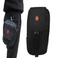 在飛比找momo購物網優惠-【OverLand】腰包外掛型主袋可5.5寸手機防水尼龍布(