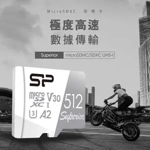 SP microSD UHS-I U3 A2 V30 記憶卡 128GB 256GB 512GB 5年保固 TF卡 廣穎