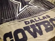 Dallas Cowboys, Texas Oversize Reversible Cloud Sherpa Throw Blanket wRuffle NFL