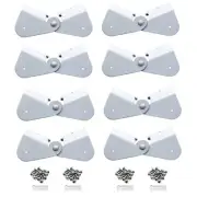 Gutter Downspout Flip-Up Hinge,Gutter Extension Hinge (8 Pack Downspout Hinge)