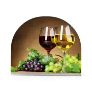 Napkin Holder for Table Glasses Of Wine Grapes Acrylic Paper Napkin Holder Ki...