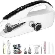 Portable Handheld Sewing Machine,2-Speed Mini Electric Sewing Kit for Beginners