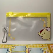[POMPOMPURIN] Daiso Sanrio Zipper Fastener Case Bag Keychain 80x130mm Blind Bag