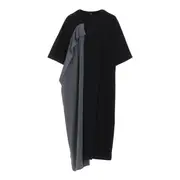 [Y's] Combination Half Sleeve Dress