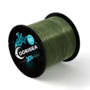 Dorisea Never Fade 8 Strands Army Green PE Braided Fishing line 100m-2000m