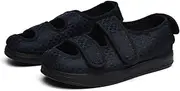[WANGYUXIN] Orthopedic Slides Sandals for Women,Mens Womens Adjustable Sandal Extra Wide Widths Diabetic Edema Walking Shoes Closed Toe Slippers Easy On/Off for Elderly Swelling Bandaged Feet,Dark Blue,49