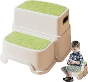 Step Stool for Kids Bathroom - Non-Slip Children's Step Stool,Multi-Function Toddler Ladder, Kitchen Counter Helper for Bathroom Bedroom Kitchen Sink