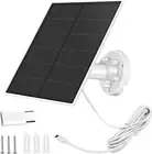 Solar Panel for Security Camera,5W USB DC 5V Camera,Micro & USB-C Port Panel,Ip6