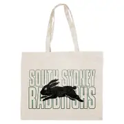 South Sydney Rabbitohs NRL Canvas Tote Carry Shopping Grocery Bag