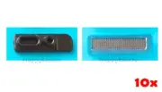 10x Earpiece Anti Dust Mesh with Rubber Frame and Adhesive for iPhone 5 5G 5C 5S