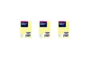 3x 20pc Filofax 12cm Pocket Refill Ruled Notepaper Office Stationery Memo Yellow