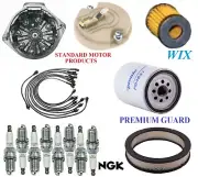 Tune Up Kit Filters Cap Wire Spark Plugs For CHEVY K10 SUBURBAN V8 6.6L 1970