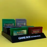 Gameboy Advance 24 Game Cartridge Holder Nintendo GBA GBC Black and White