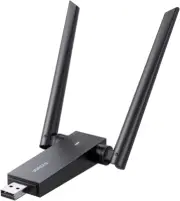 Wifi Adapter AC1300, Dual Band 5G/2.4G USB 3.0 Dongle with 5Dbi High Gain Double