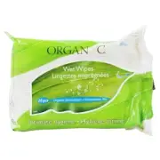 Organyc Wet Wipes Intimate Hygiene Organic Formulation 20 Count 1 Pack
