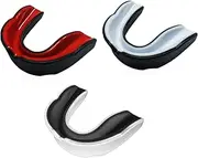 3 Pieces Sports Mouth Guard Set, Multifunctional Sports Mouth Guard Set (3 Pieces), Adult Sports Mouthguard, Sports Mouth Guard for Boxing, Martial Arts, Hockey, Football, Rugby, with Portable Hygiene Case