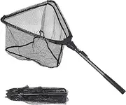 Folding Fish Landing Net - Aluminium Alloy Fishing Net for Fishes, Streams for Water Fish for Easy Catch for Fishing Lovers
