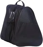 [harayaa] Roller Skate Bag Carry Bag with Shoulder Strap Breathable Handbag Shoe Storage for Skating Accessories Knee Pads Unisex