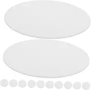 NAMOARLY 12PCS Acrylic LED Diffuser Cover Lampshade Diffuser for Home Office Commercial Use Light Shield Soft Illumination