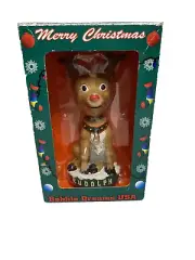 american christmas traditions bobble head collection RUDOLPH REINDEER