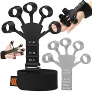 Silicone Finger Stretcher & Hand Strengthener | Grip Trainer for Exercise, Arthr
