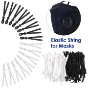 Silicon Elastic Cord Buckle Lock Adjustable Toggles Beads Stopper for Face Mask