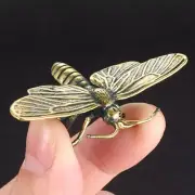 Brass Moth Figurine Statue House Office Decoration Animal Figurines Toys
