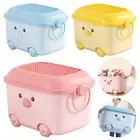 Roller Storage Box Plastic Block Storage Containers Clothing Storage Box