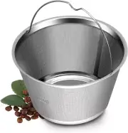 4-5 Cup Reusable Permanent Basket Coffee Filters, Coffee Filters 4 Cup, Perfect