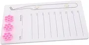 WOFASHPURET Eyelash Extension Acrylic Tray Holder Board Eyelashes Display Board for Professionals Beginners Multipurpose Grafting Tool Magnetic Tweezers Storage