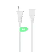 Short Extension Cord 3 Foot 2 Prong Extension Cord White Extension Cord Small...